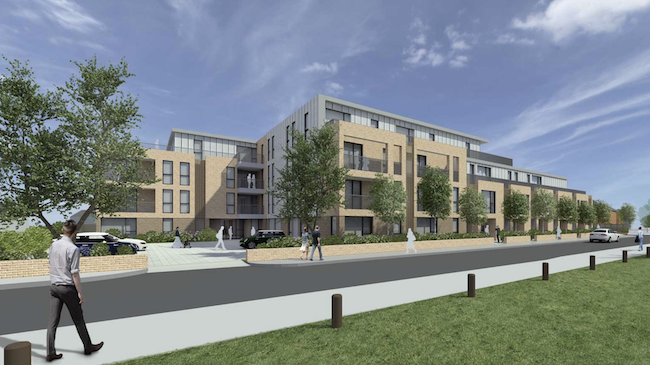 housing development flats flatted scheme