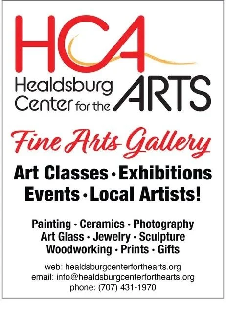 HEALDSBURG CENTER FOR THE ARTS 334 Center St., Healdsburg
Opening Reception: Saturday, October 4th, 2025, 4-6pm Exhibition: October 2nd - 22nd, 2025