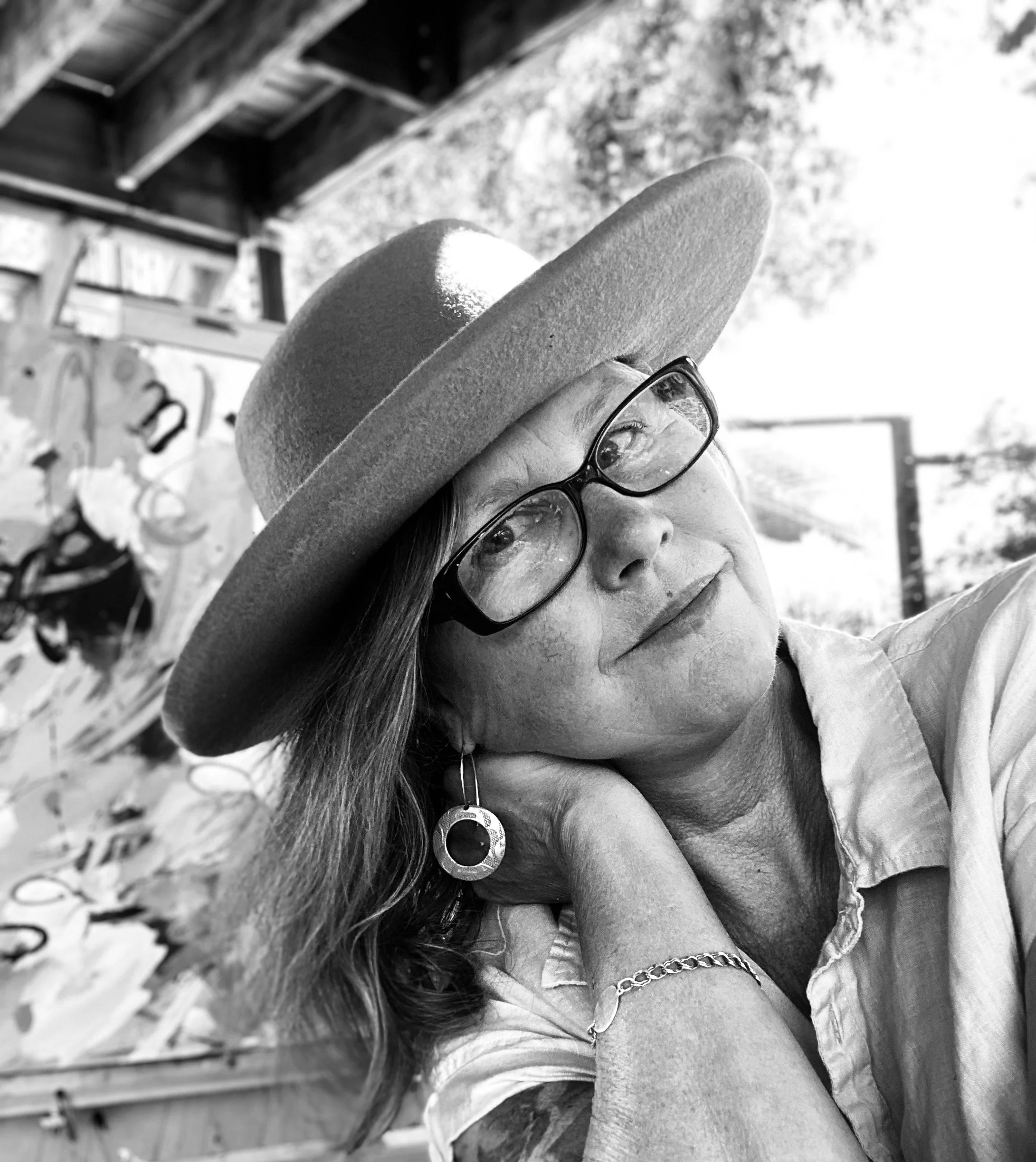 Hazel, Cathy B&W.jpg