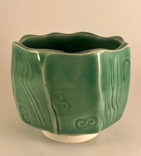 Celadon faceted tea bowl.jpeg