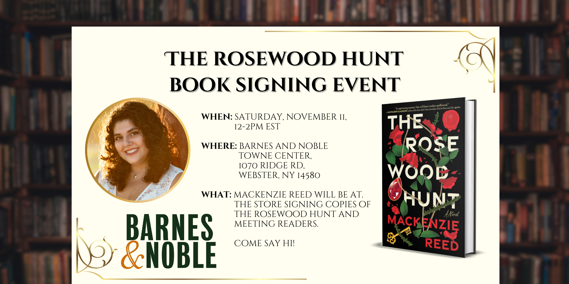 Book Signing at Barnes and Noble - Webster, NY