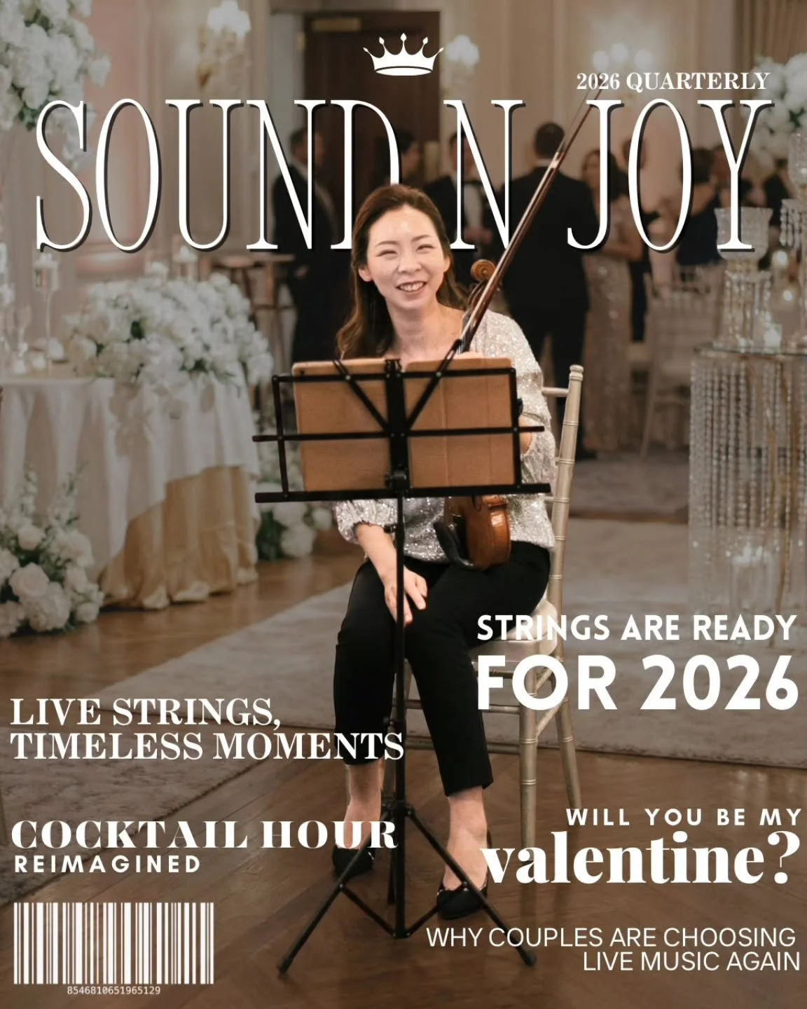 This Valentine&rsquo;s Day, we have a question for you... Will you be our Valentine? 💌🎻

​There is no better way to say "I love you" than through the timeless vibration of live strings. At SoundNJoy, we don&rsquo;t just play music; we cre
