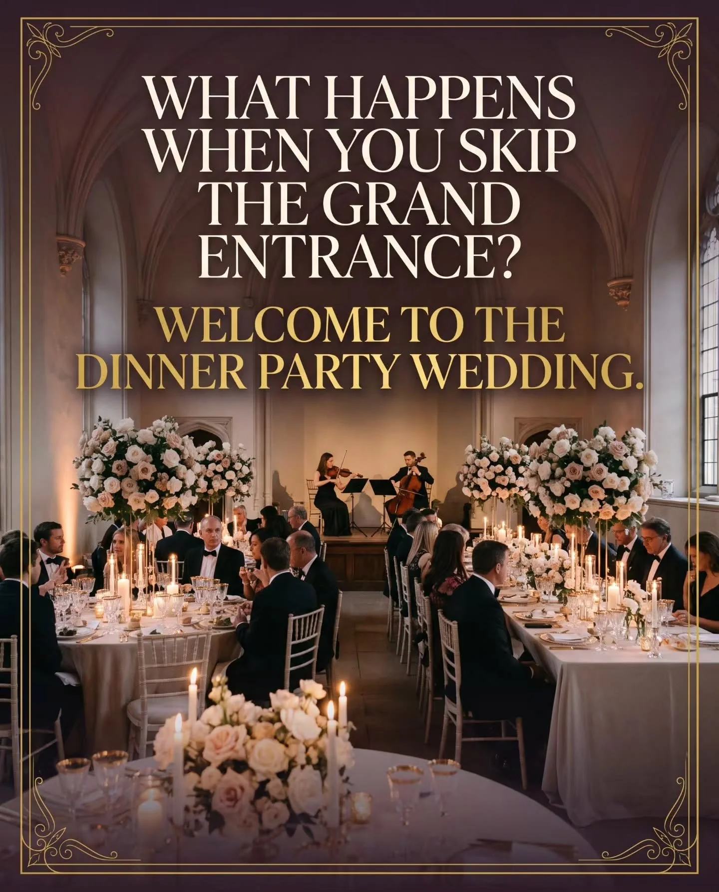 Not every wedding needs a grand entrance. 🤍

Sometimes it's an intimate dinner party, your favorite people, and live wedding music that's beautifully present, never overpowering.

Violin + cello duo | SoundNJoy, Luxury Wedding Strings, NJ &bull; NYC
