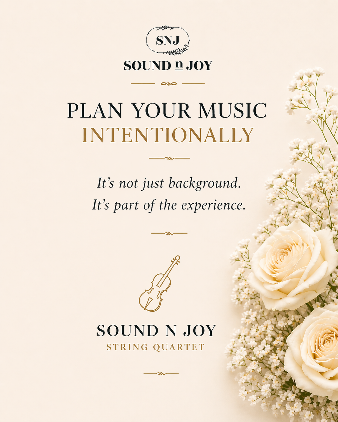 luxury wedding musicians NJ creating intentional ceremony experiences