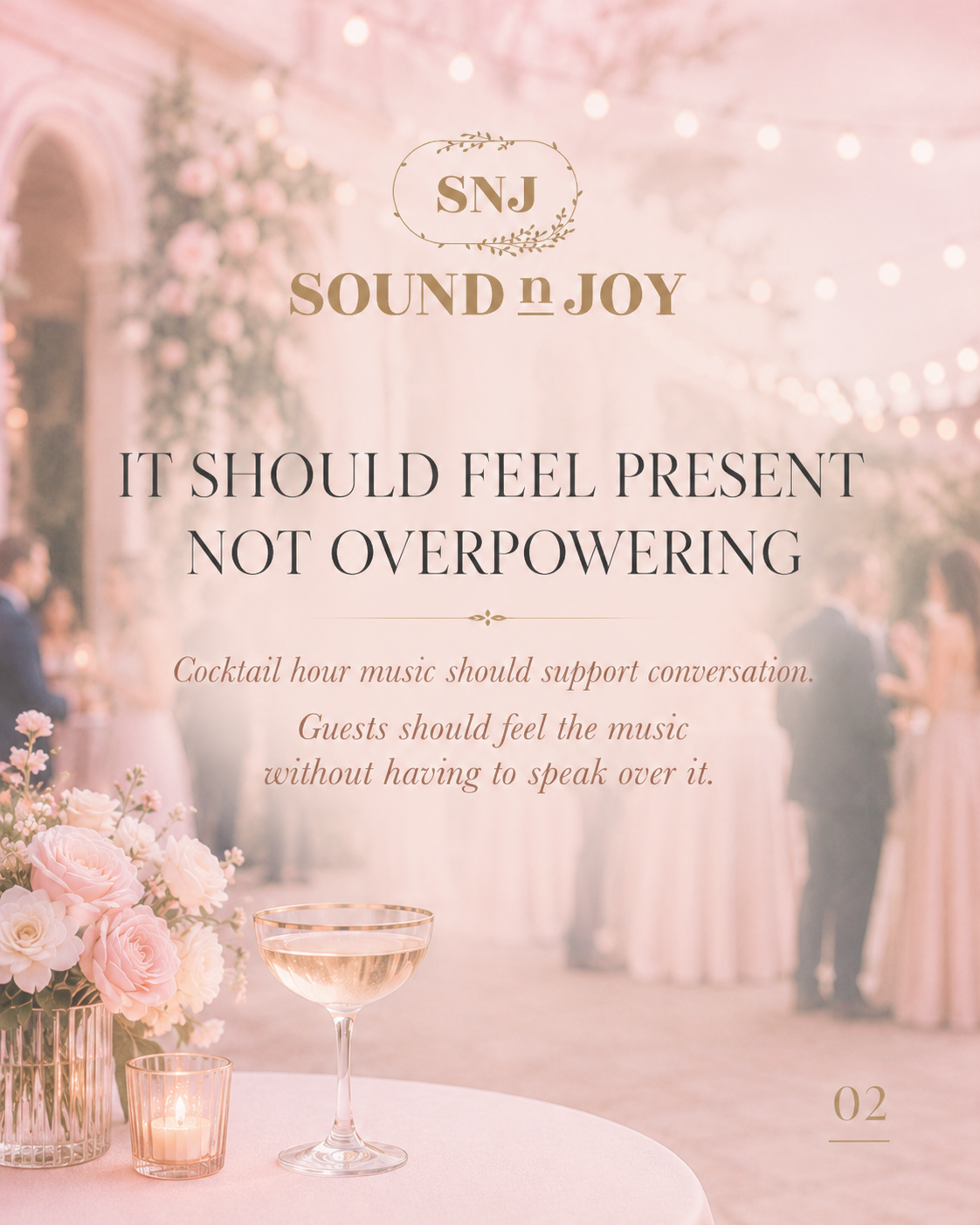 Live wedding music NJ creating an elegant cocktail hour atmosphere with a string quartet