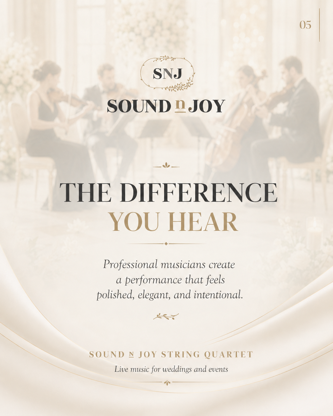 Professional wedding musicians NJ creating a polished, elegant, and intentional live music experience.