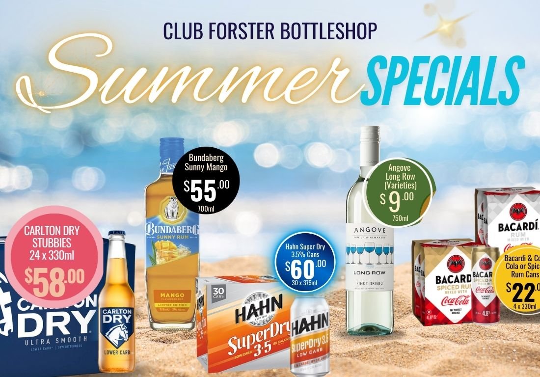 Summer Bottle Shop Specials 2025/2026