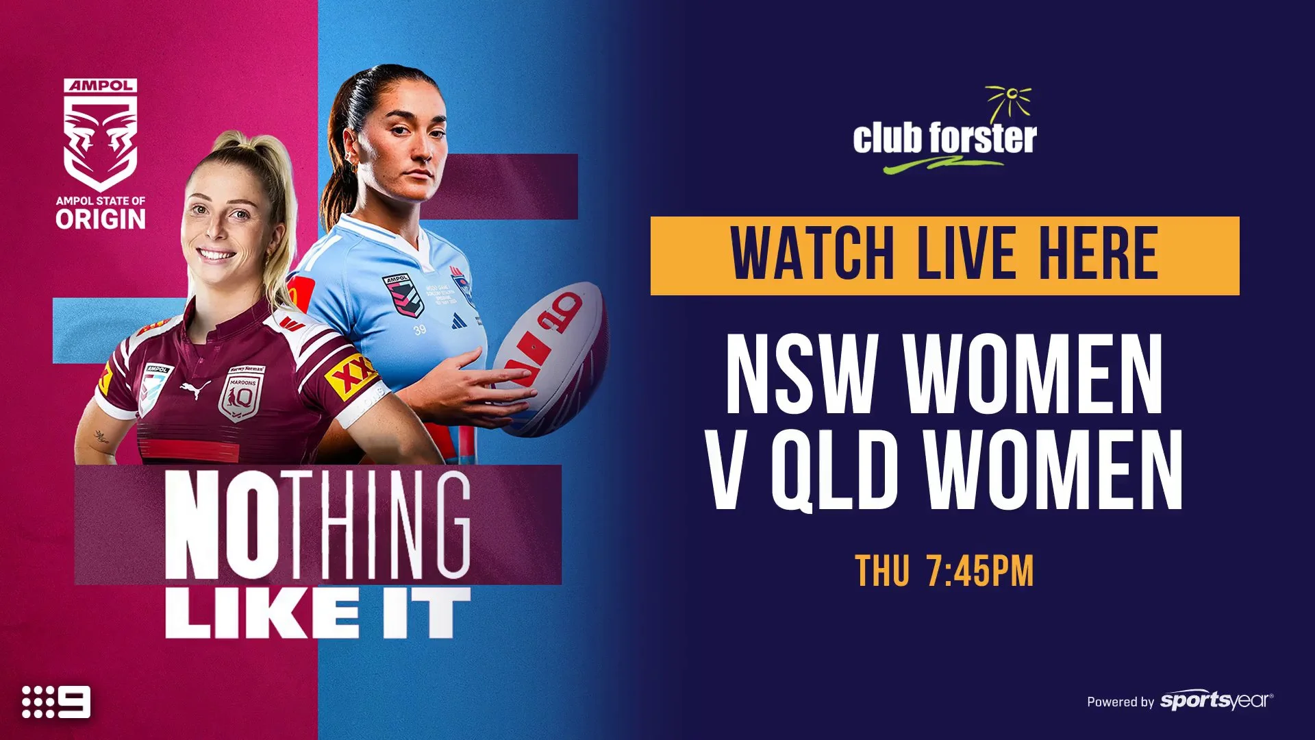 Women's State Of Origin Series 2026