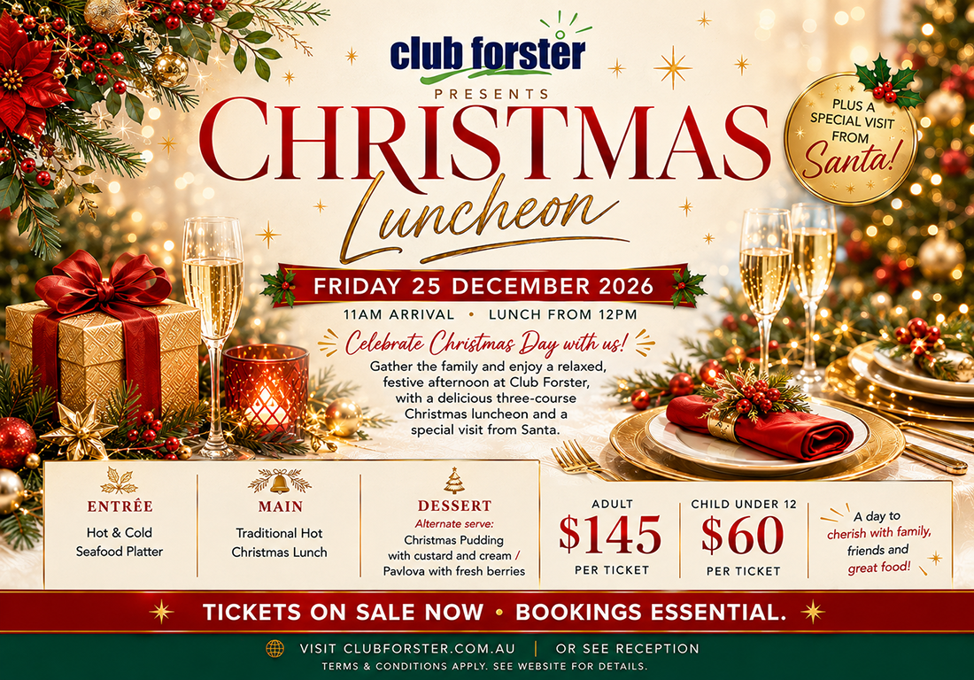 Christmas Day Luncheon 2026