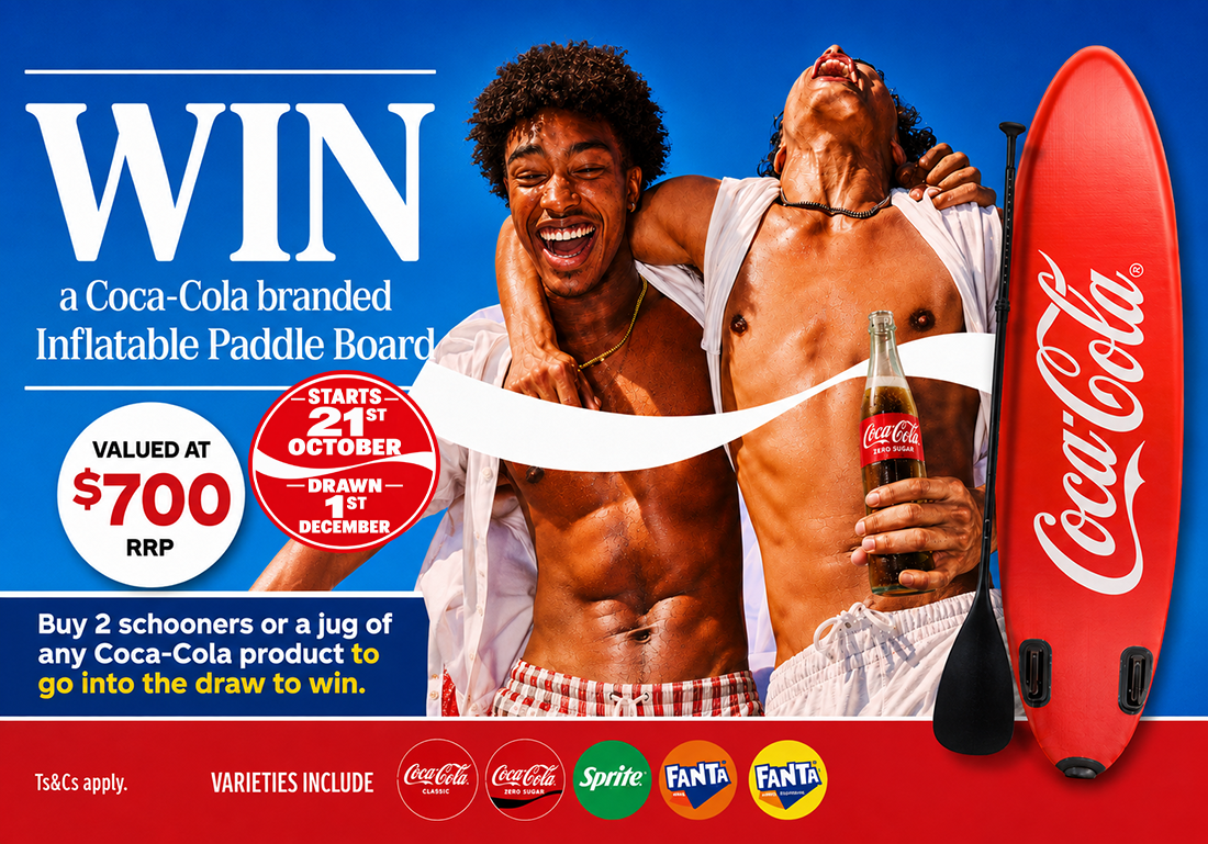 Win a Coc-Cola Branded Inflatable Paddle Board