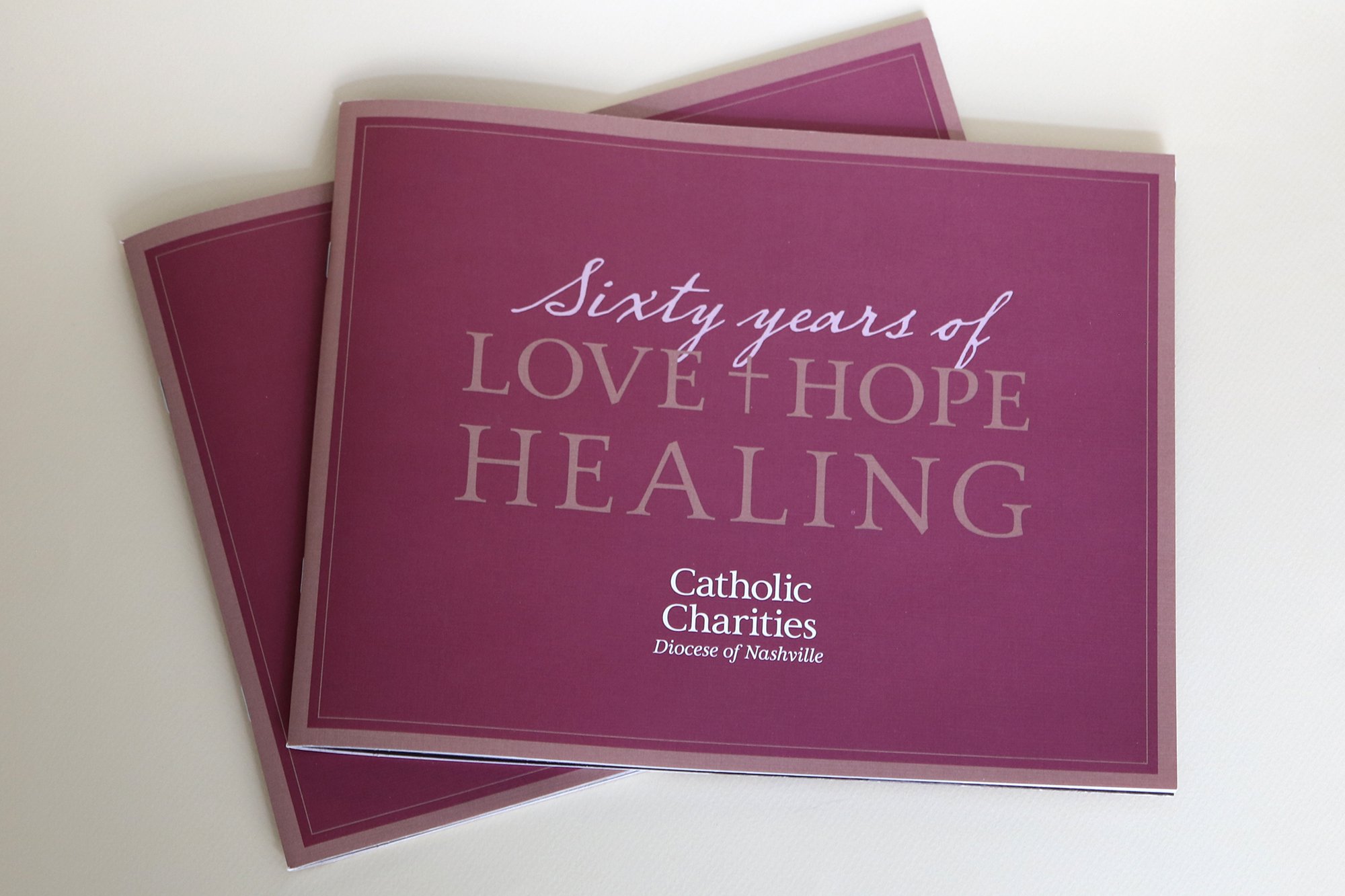 Sixty Years of Love+Hope+Healing book cover