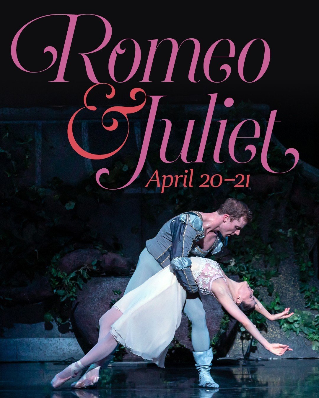 My favorite @NashvilleBallet wordmark of the season!⁠
⁠
Romeo and Juliet is a classic for a reason, and tickets are still available for this weekend. Don't miss out on sword fights, passion, and tragedy.⁠
⁠
I've been working overtime on the 24-25 sea