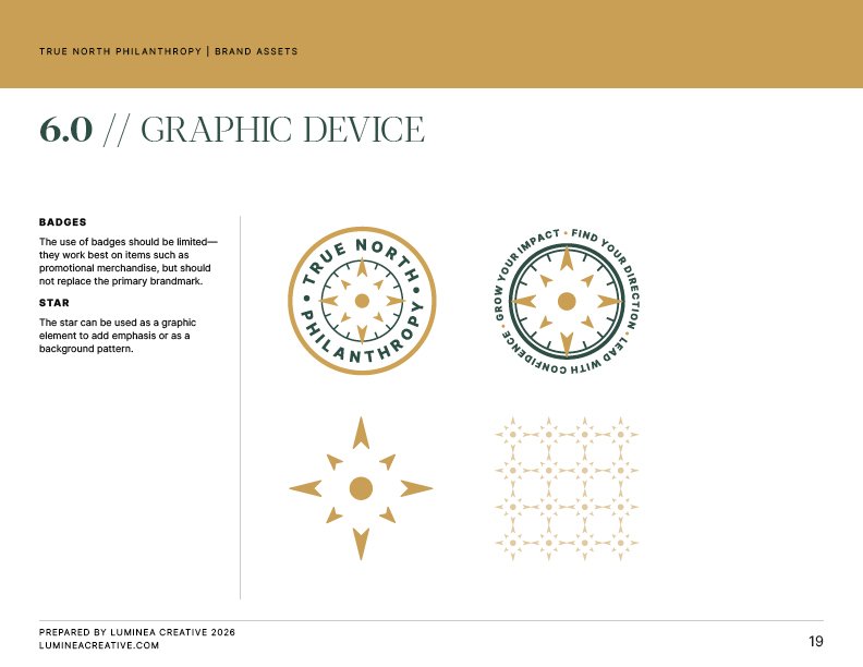 True North ALternate Badge options