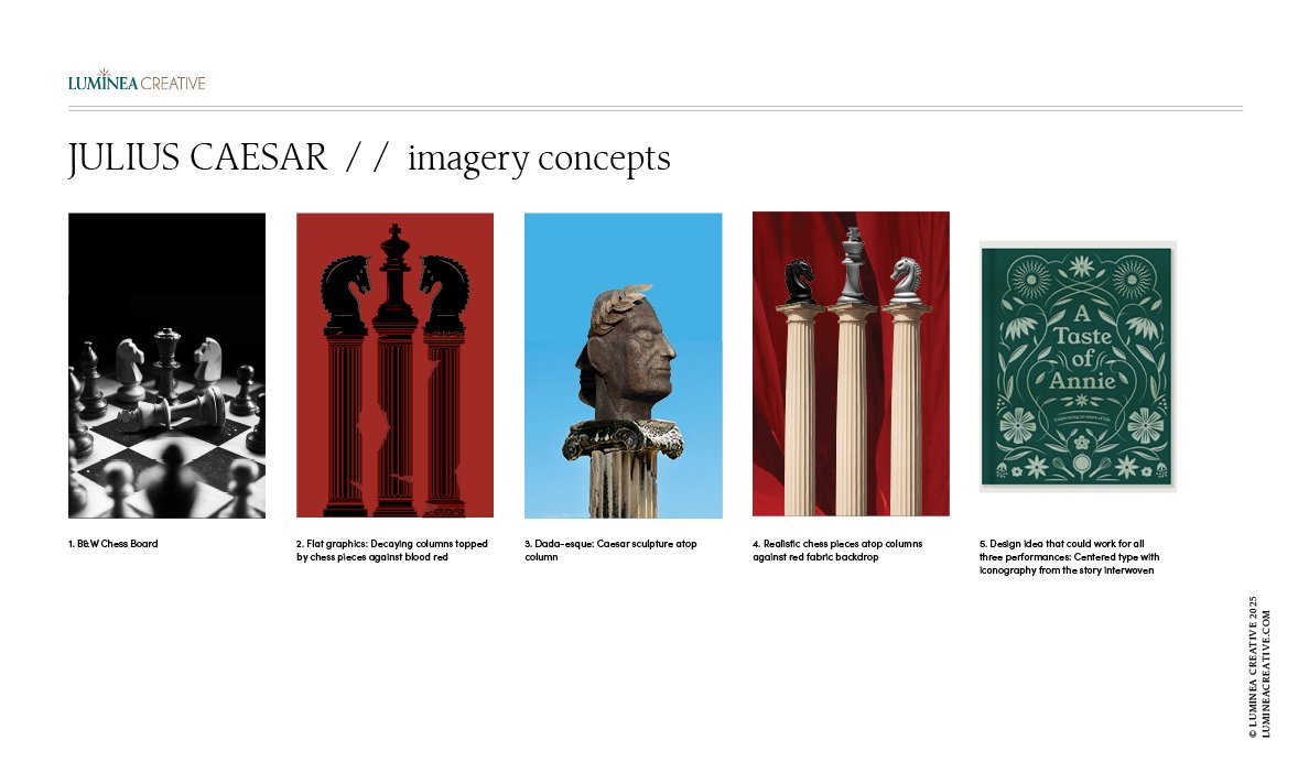 Using the metaphor of chess for Shakespeare's Julius Caesar. By Luminea Creative