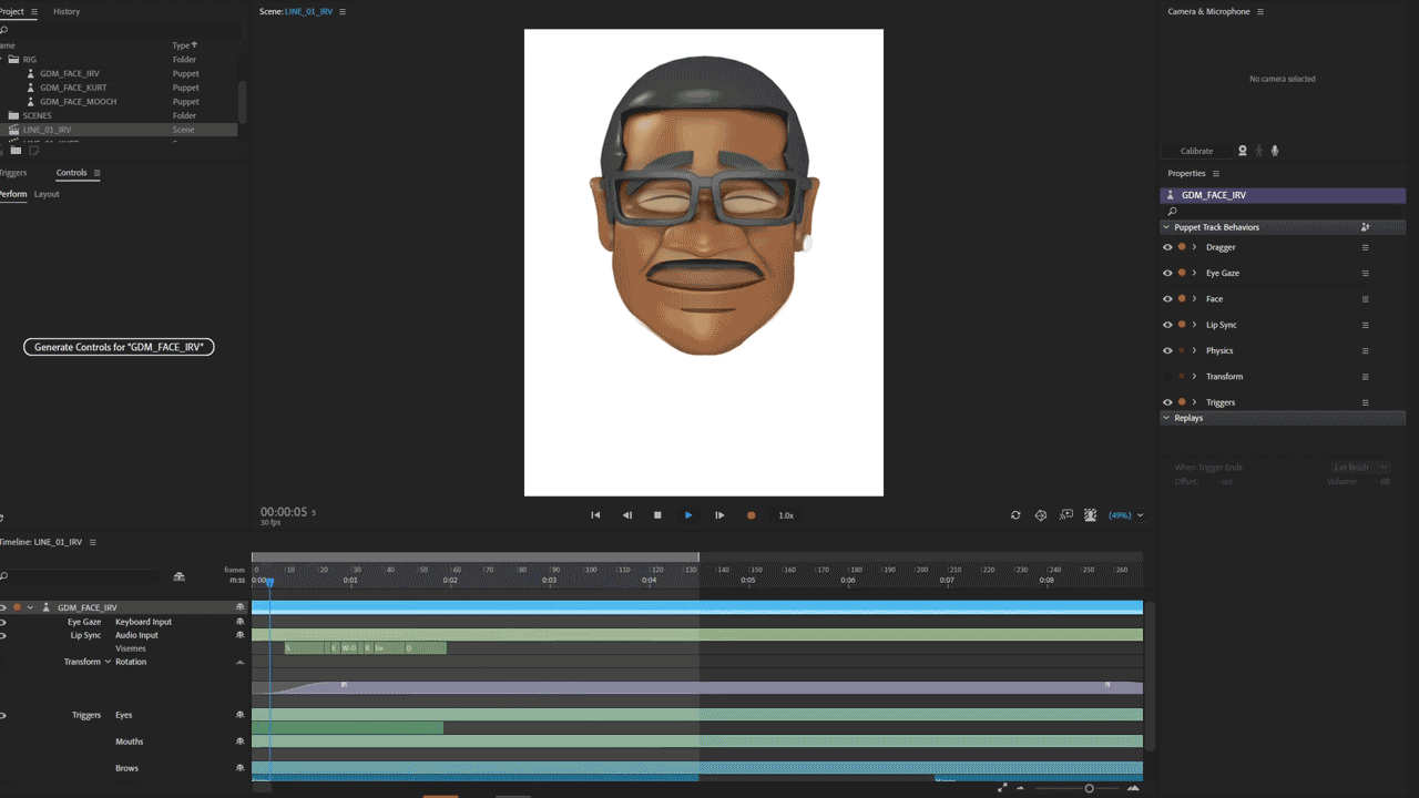 Step 3: Lip Sync Animation