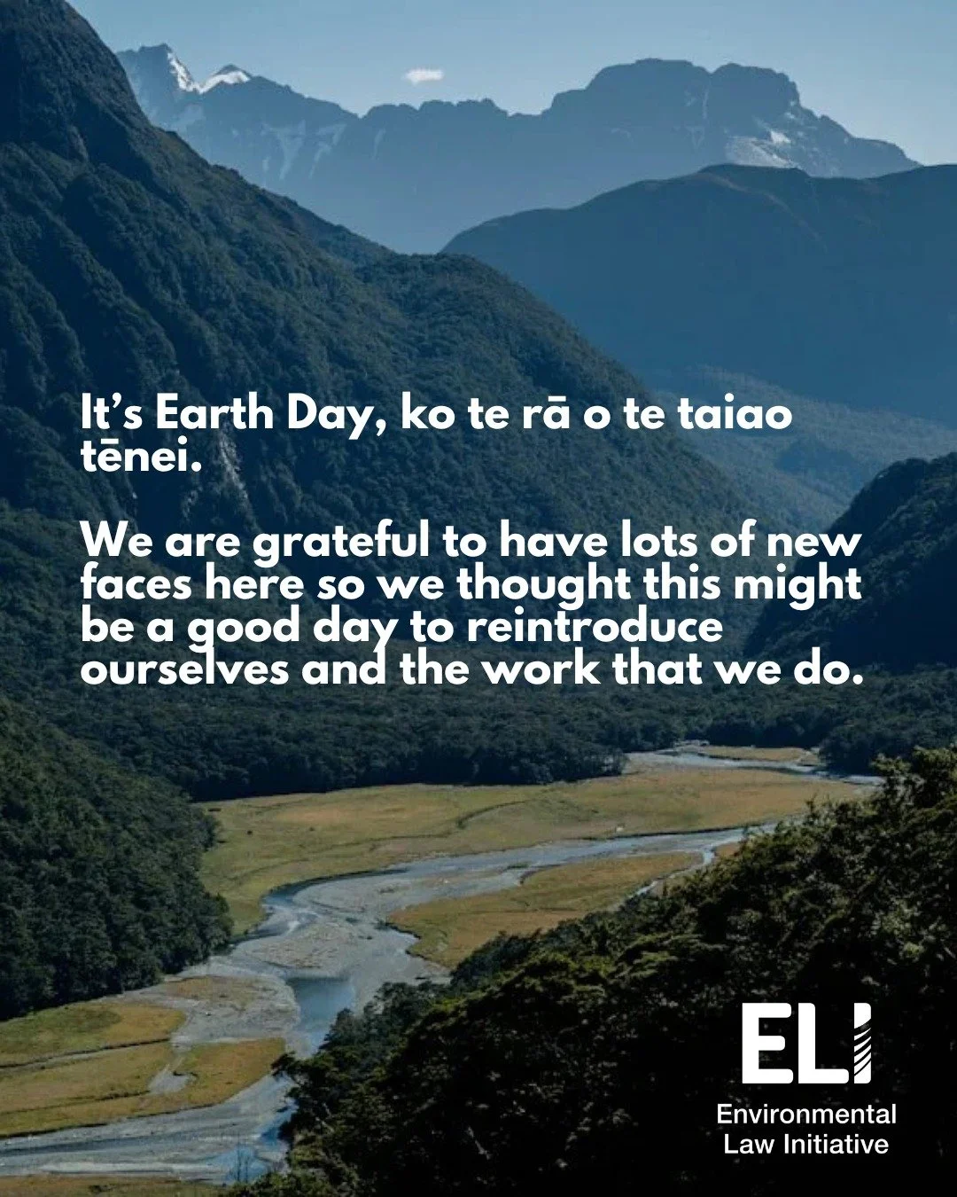 It is Earth Day today, te rā o te taiao. 

Aotearoa is a land of natural wonders, blessed with landscapes and wildlife found nowhere else - and worth every effort to protect.

For us it is a moment to thank all the amazing people who contribute to th