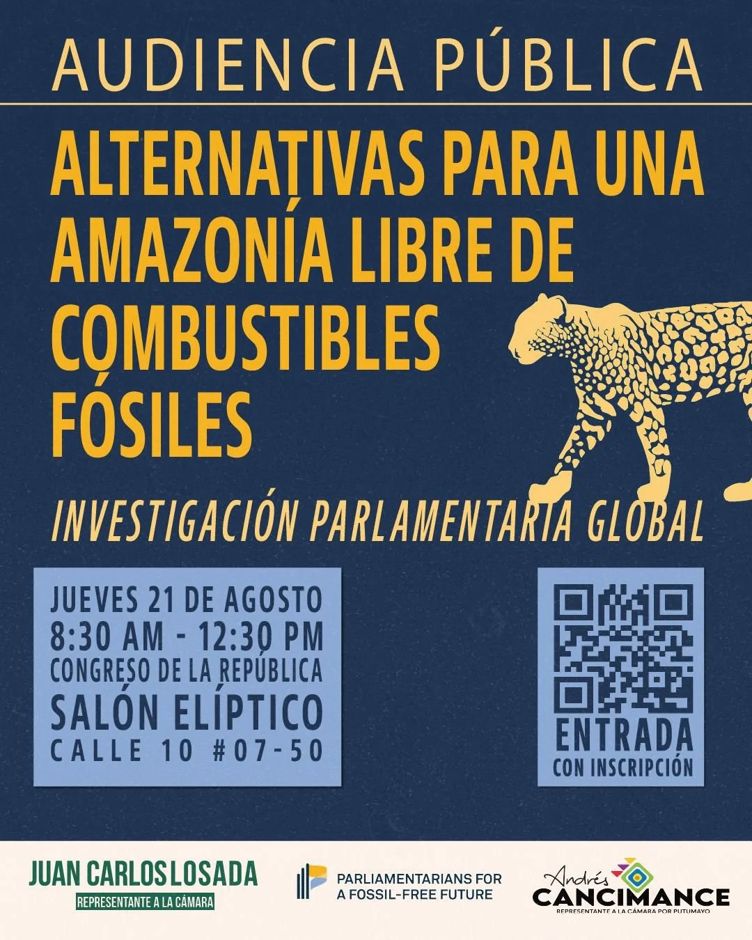 Audiencia Pública Alternativas Para una Amazonía Libre de Combustibles Fósiles