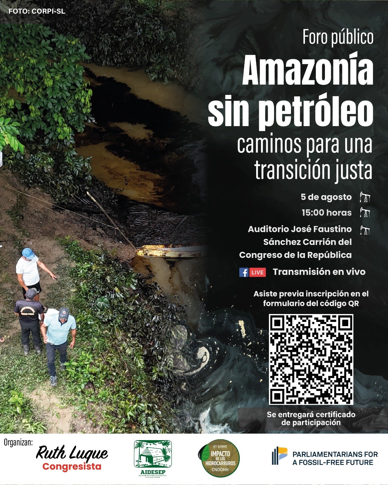 Foro Público: Amazonía sin Petróleo, Caminos para Una Transición Justa