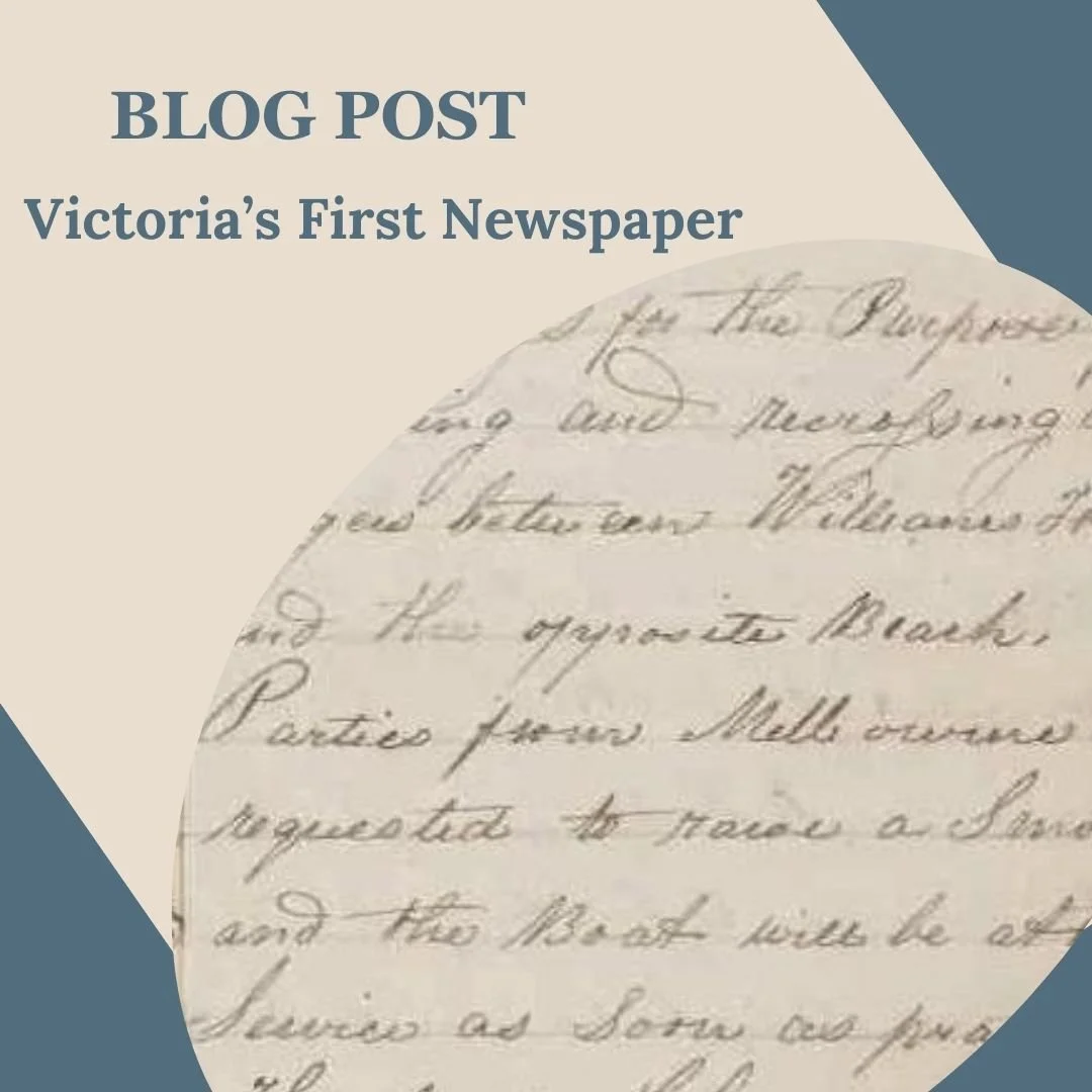 Trove is such a fantastic resource. Did you know you can read Melbourne's first newspaper? Read my blog post to find out more. Link in the bio