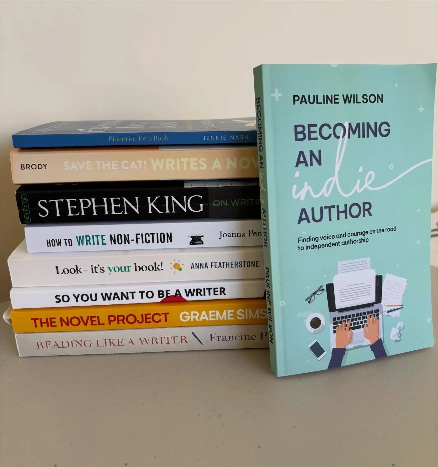 Some of the writing craft books that helped me on the journey to &lsquo;Becoming an Indie Author&rsquo;.