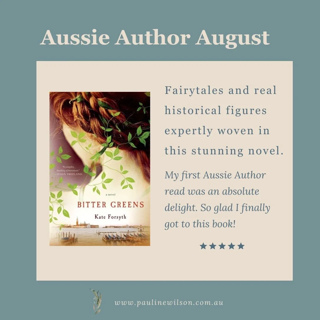 It's Aussie Author August, where we promote our great Australian authors. Kate Forsyth is a favourite and this book is a masterpiece.