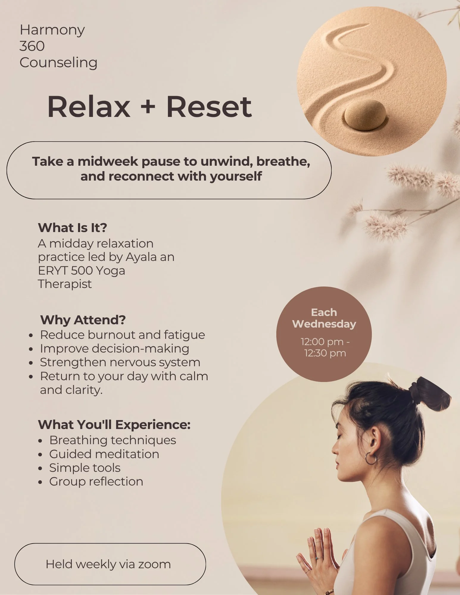 Relax + Reset Midday Mindfulness 