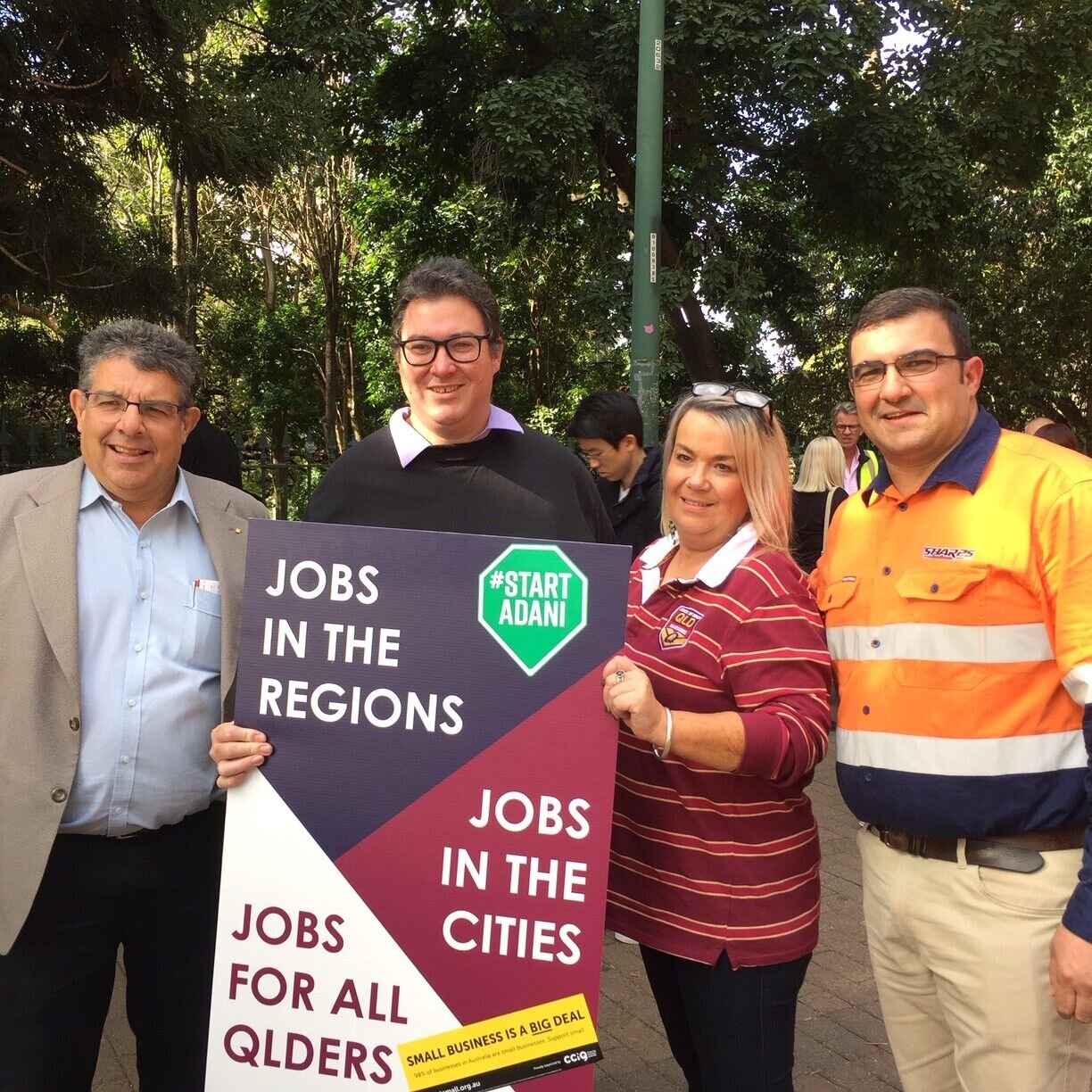 Mackay Chamber represents local interests at Queenslanders Unite Rally