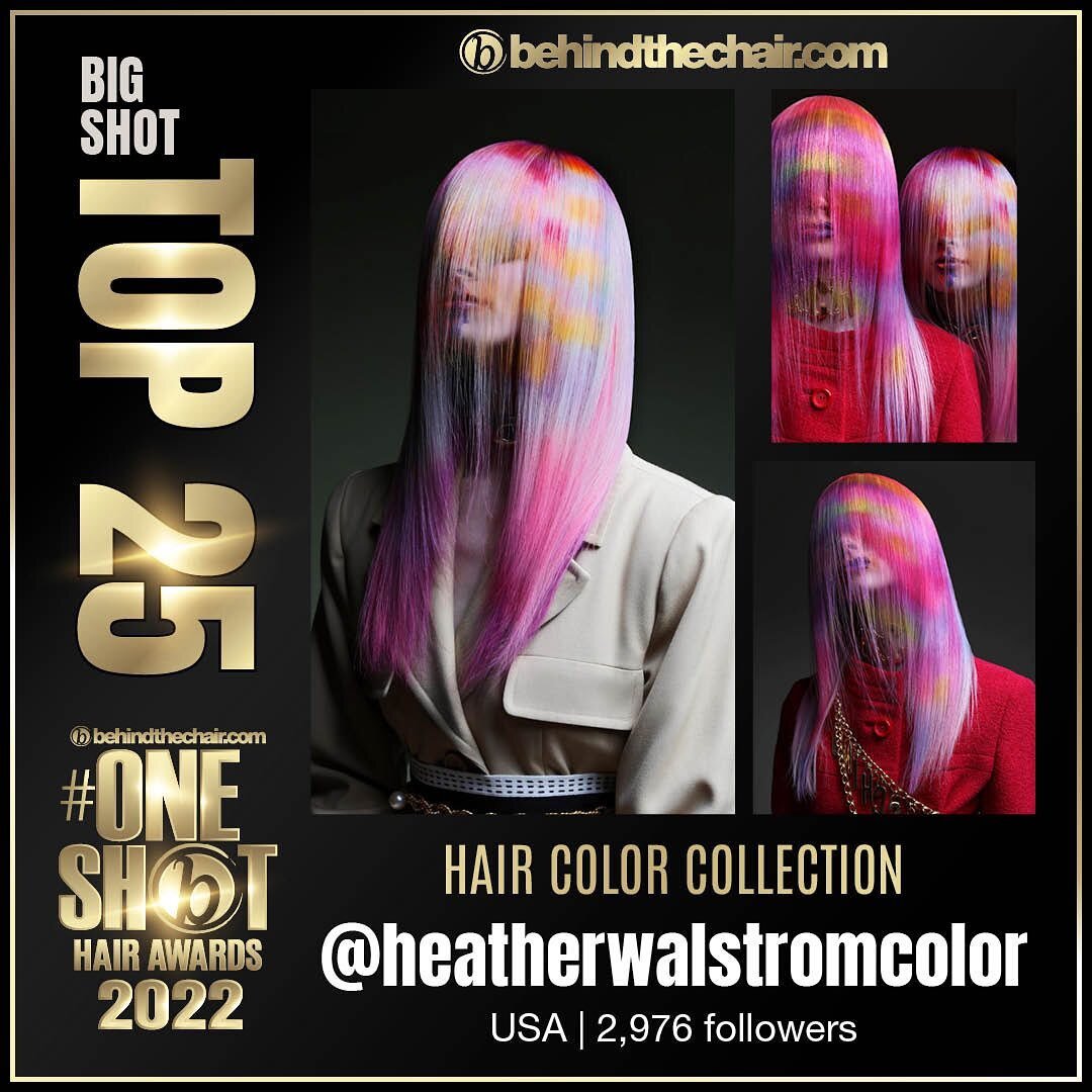 @heatherwalstromcolor is a finalist @oneshothairawards !!!!!!!
🥳👏✨🙌