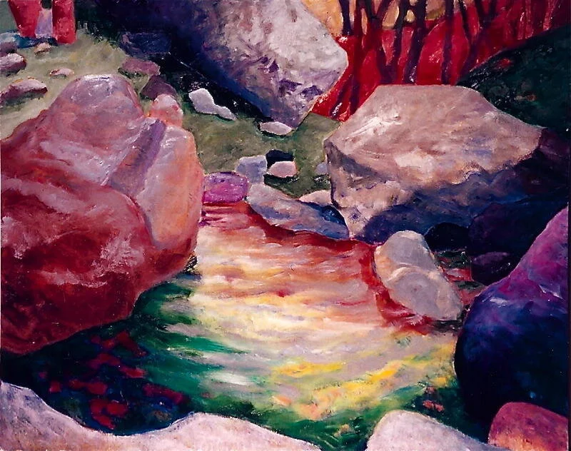 Three Boulders 48"x 60" SOLD