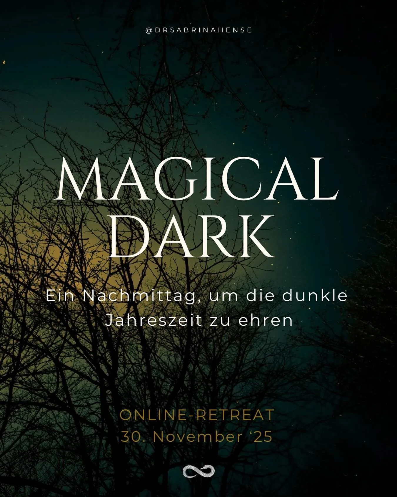 &ldquo;We think the darkness is empty, but it&rsquo;s full of beginnings.&rdquo; ~ B. Brown Taylor

✨MAGICAL DARK✨
Der Winter ist die Zeit, in der Inspiration gen&auml;hrt werden darf &mdash; wenn wir Kerzen anz&uuml;nden, Poesie lesen, Musik h&ouml;