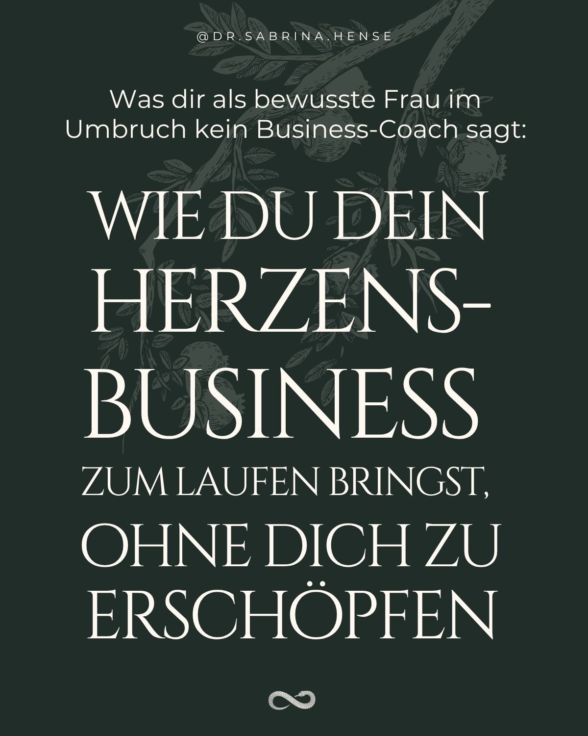 ❤️&zwj;🔥 Als Coach, Yogalehrerin, Mentorin, gehen die meisten von uns los, weil wir wirklich was ver&auml;ndern wollen.

💥 Der schmerzhafte Reality-Check nach einigen Jahren sieht f&uuml;r die viele top ausgebildete, hochmotivierte, inspirierende, 