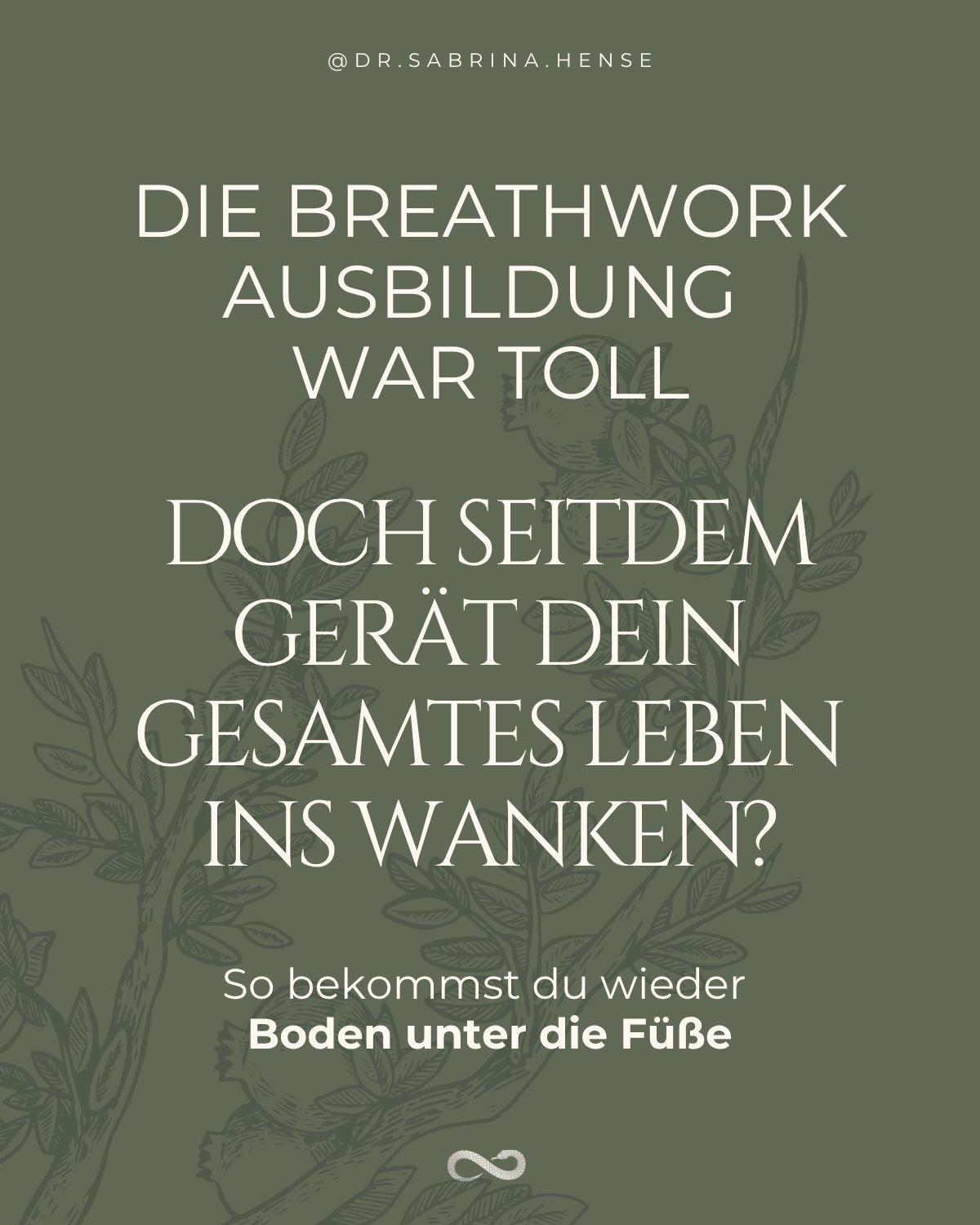 🌬️Breathwork kann eine unglaublich kraftvolle Praxis sein.

Es kann uns Zugang zu Emotionen, Erinnerungen und Bewusstseinsebenen erm&ouml;glichen, die wir mit unserem Verstand allein niemals erreicht h&auml;tten.

🚪Und genau deshalb kann eine inten