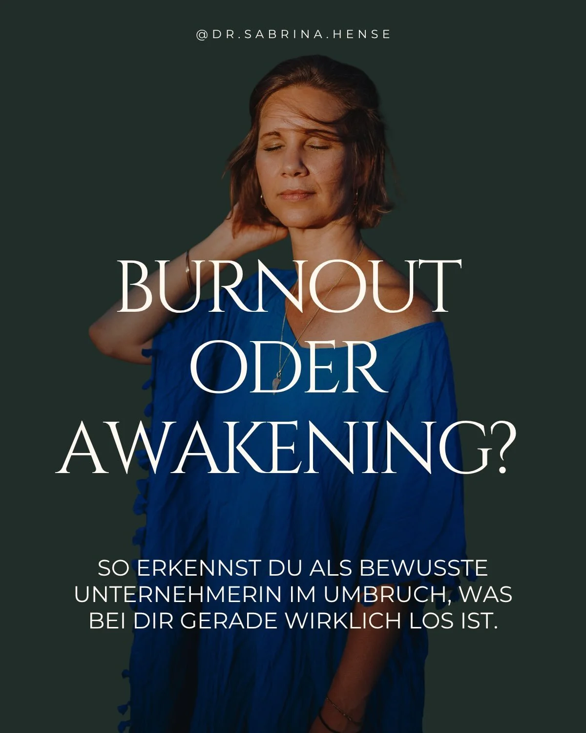 Burnout oder Awakening? 🥀

Die Symptome sind &auml;hnlich &ndash; was dahintersteckt, macht gerade f&uuml;r dich als bewusste Unternehmerin einen riesigen Unterschied. Denn im Zweifel stehen nicht nur deine Gesundheit, sondern auch dein Business auf