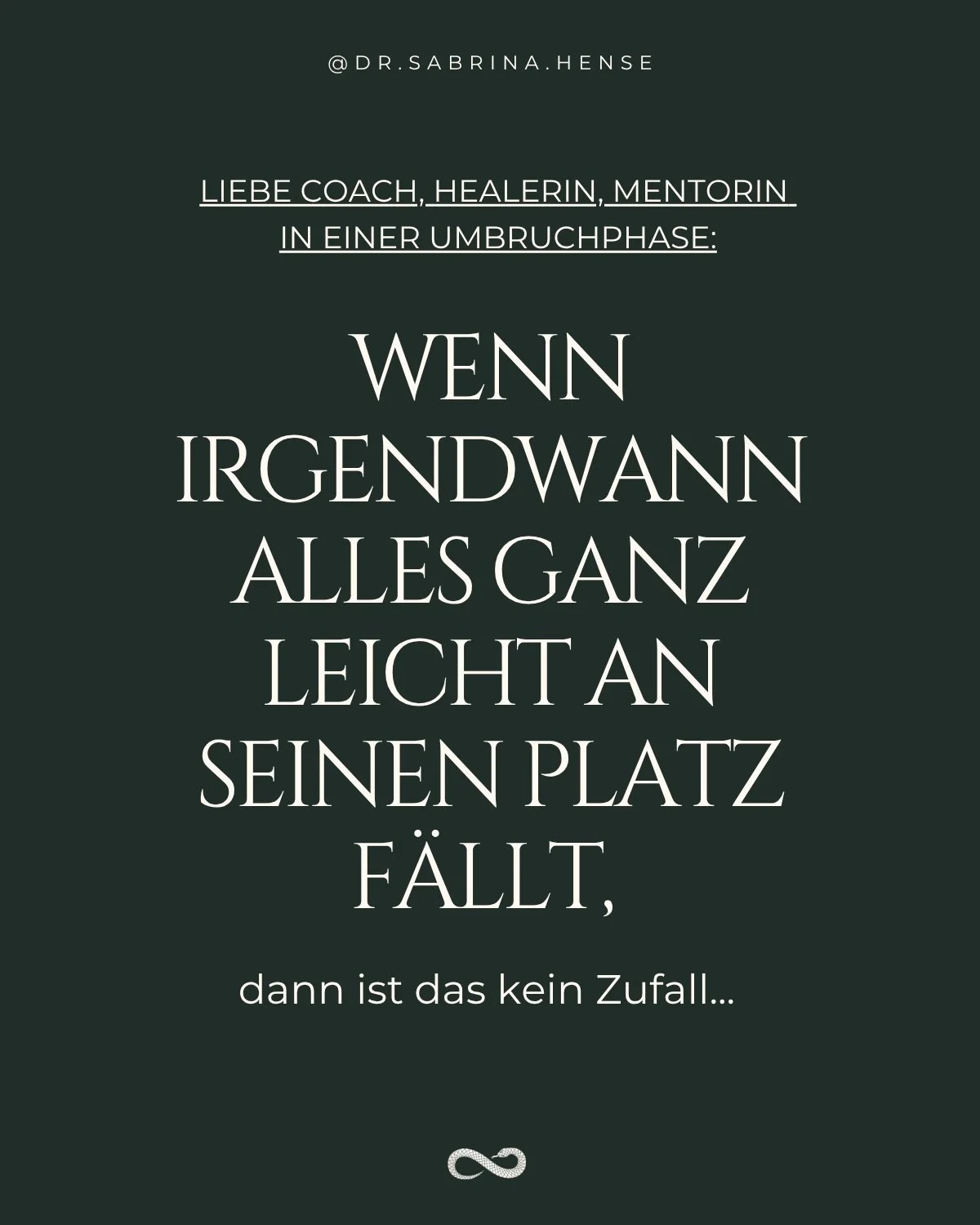 &bdquo;Irgendwann f&auml;llt hoffentlich alles an seinen Platz.&ldquo;

Diesen Wunsch kenne ich gut und ich h&ouml;re ihn oft von Frauen, in deren Leben sich gerade vieles gleichzeitig &auml;ndert.

🐍So nachvollziehbar, wenn Dinge ihre alte Form ver