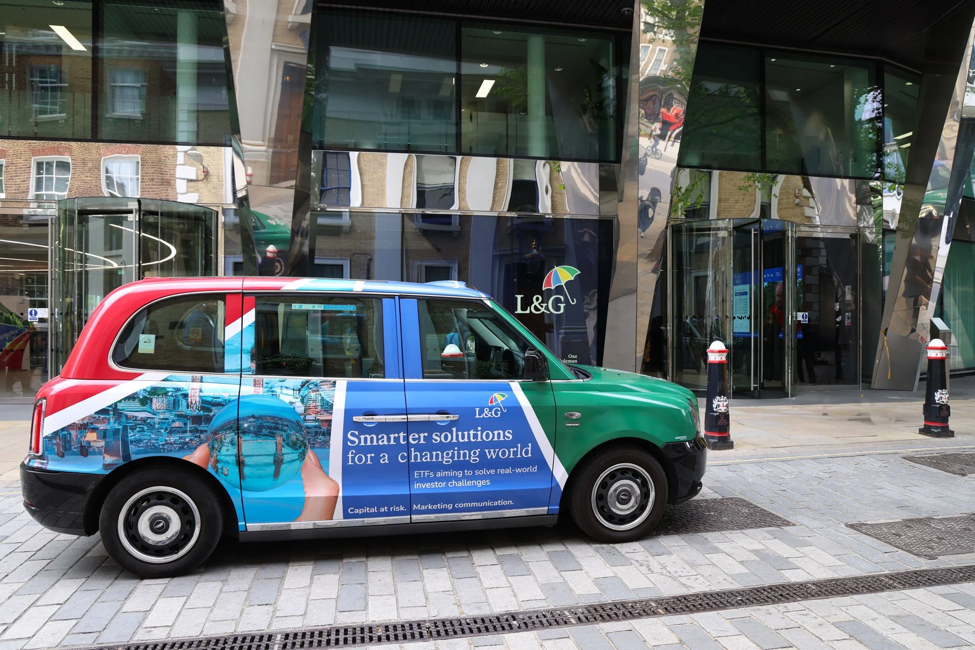 London black cab branding