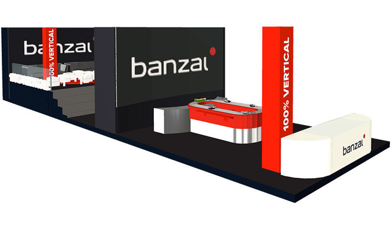 3D render of the stand