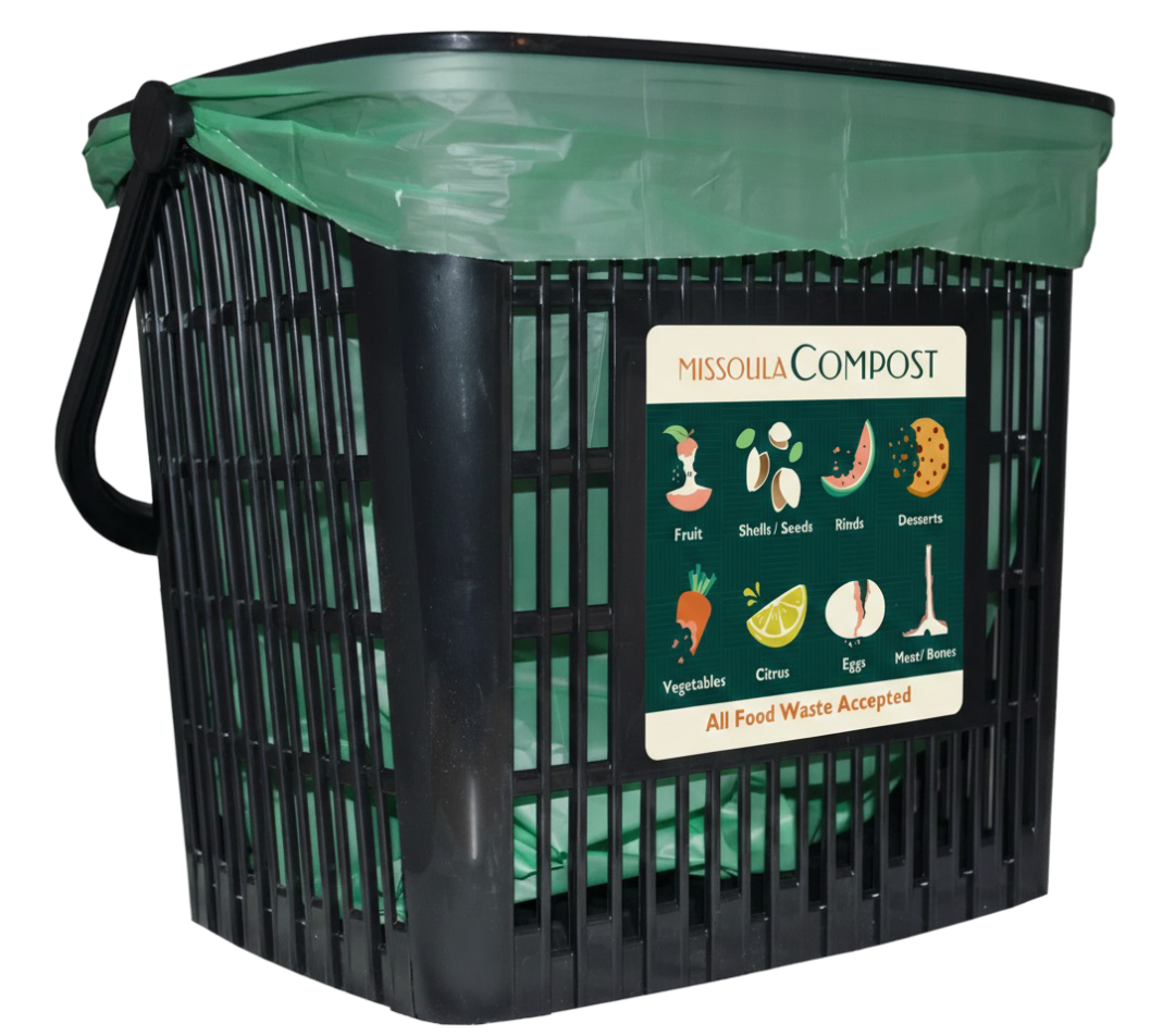 Countertop Bin and Roll of bags