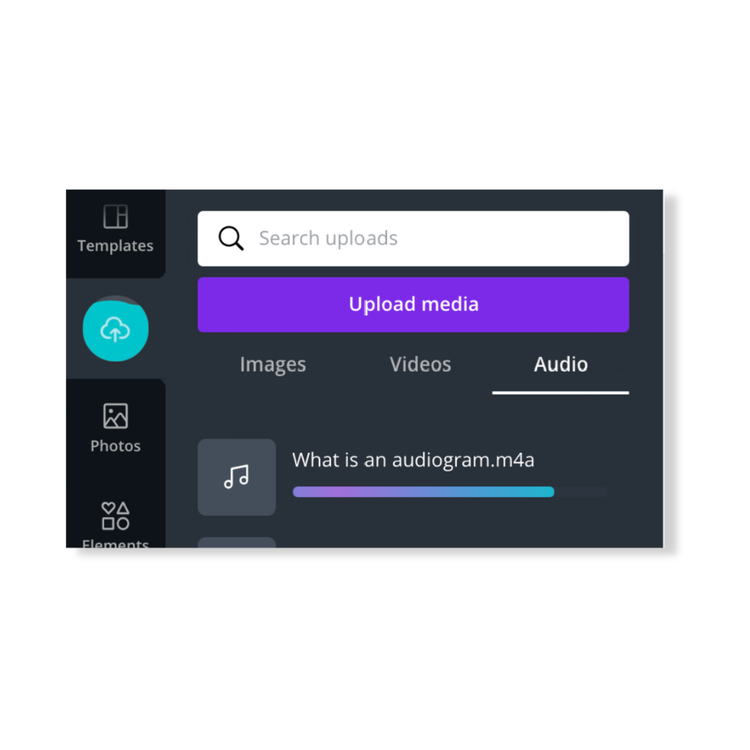 How to Make an Audiogram in Canva — Sandee Solutions
