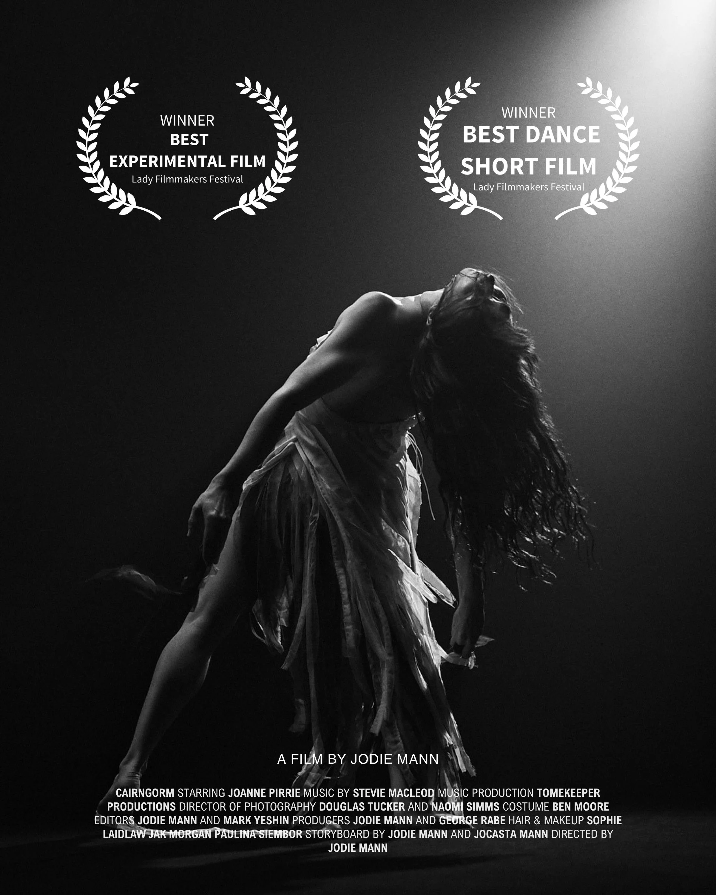 WE WON! 🏆 Best Dance Short Film &amp; Best Experimental Film.

Cairngorm picked up two awards at the 18th Annual Lady Filmmakers Festival! 

A huge thank you to the incredible cast and crew who helped me bring our film to life, and to the Lady Filmm
