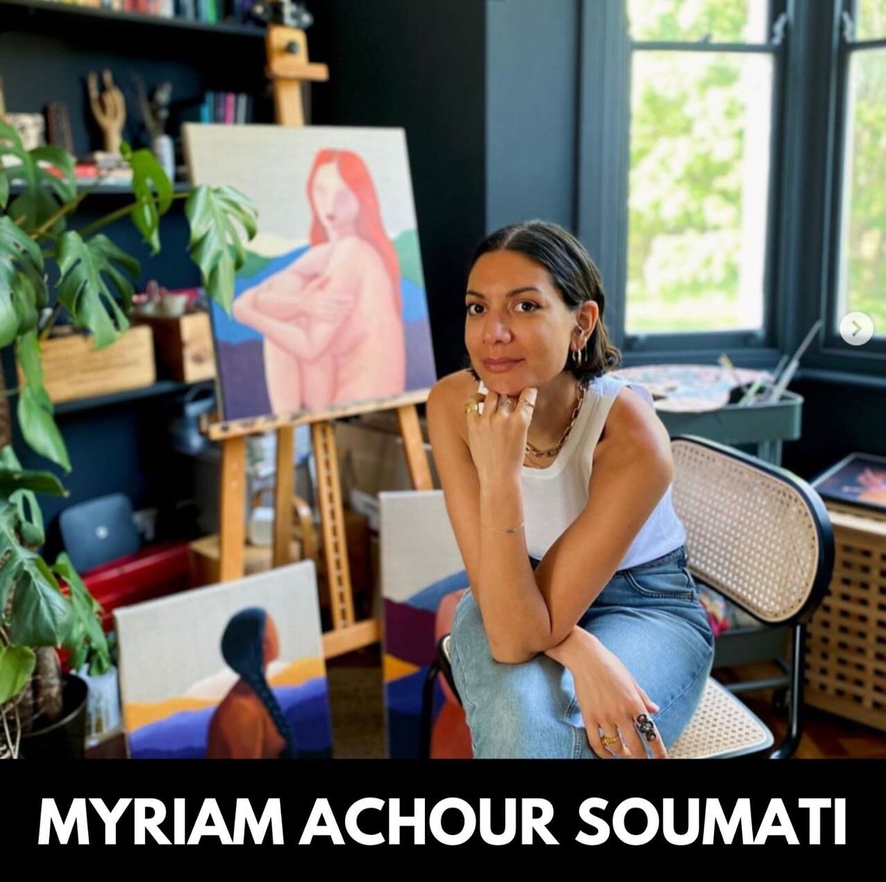 Meet&nbsp;Myriam @soumati_studio 
Pronouns: She/Her/Hers
Job Title: Artist, painter and Illustrator. Founder of @soumati_studio (Also, Freelance Producer and Project Manager)

Today we are celebrating Myriam as part of our &lsquo;Any Brief&rsquo; cam