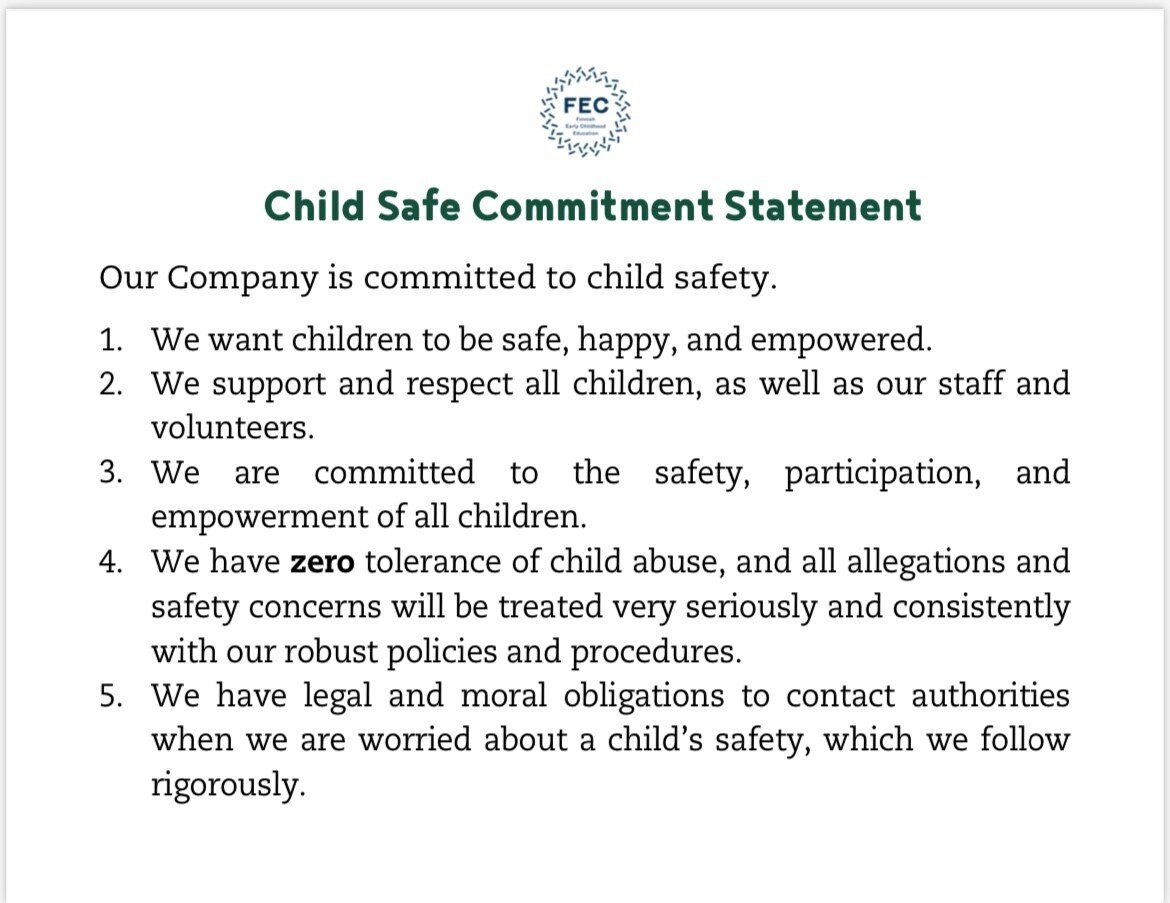 HEI Schools St Leonards takes Childrens safety and wellbeing seriously and we have been reviewing our practices and commitment to the Child Safe Standards.
Our self-assessment has let us know that we need to communicate this to our community more and