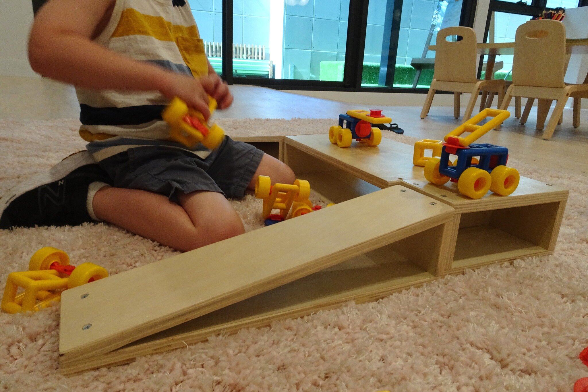 Mobilo has been a staple of Australian kindergartens and primary schools for decades! Children learn to grasp, balance and create wonderful objects and toys, at the same time using their imagination and developing motor skills. An inclusive construct