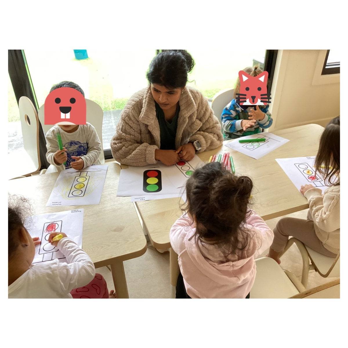 🚦 Traffic Light Fun 🚦

Our little tiny explorers learners explored traffic lights: 🟢 Go, 🟡 Slow Down, 🔴 Stop! They also participated in coloring with textures, honing their pen-holding and grasping skills. It was a playful blend of learning and 