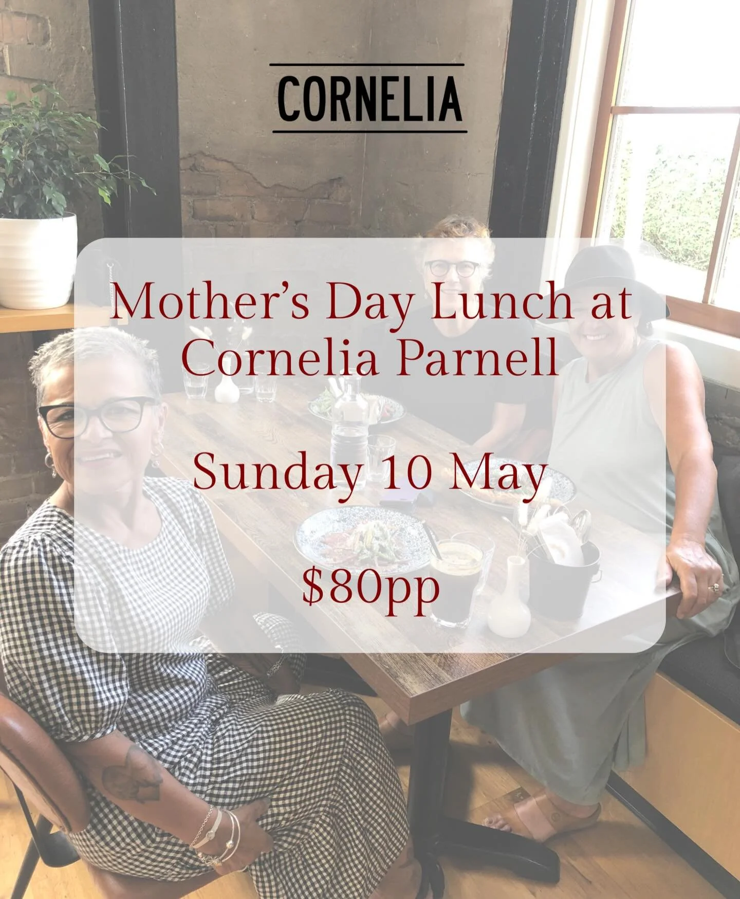 Mother&rsquo;s Day plans sorted? We&rsquo;ll be open this Sunday to celebrate the special women in our lives ❤️ 

Bookings are essential and are open on our website now 🥂