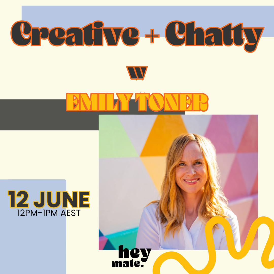 Creative + Chatty: Staying Well as a Creative w Emily Toner