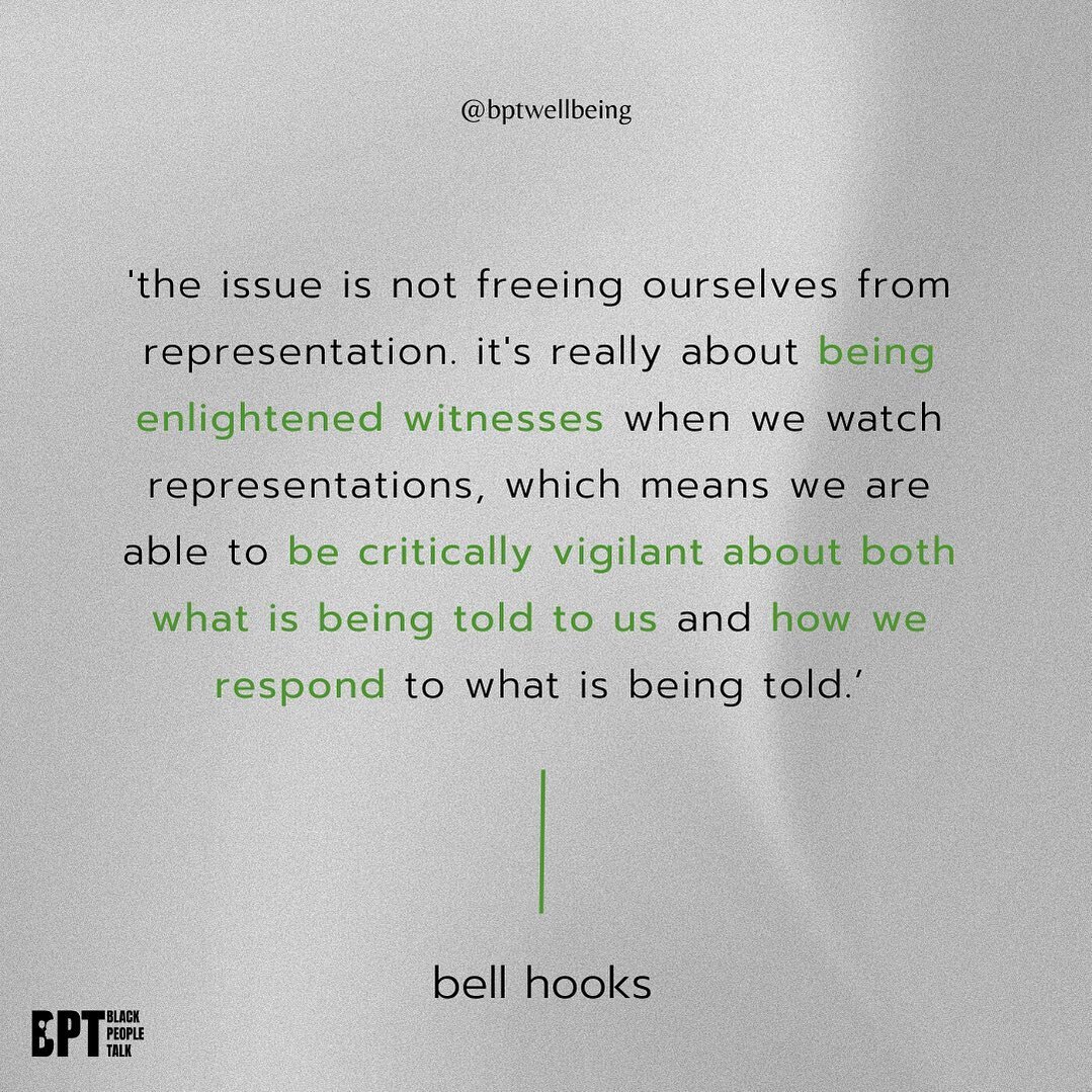 &lsquo;The issue is not freeing ourselves from representation. It&rsquo;s really about being enlightened witnesses when we watch representations, which means we are able to be critically vigilant about both what is being told to us and how we respond