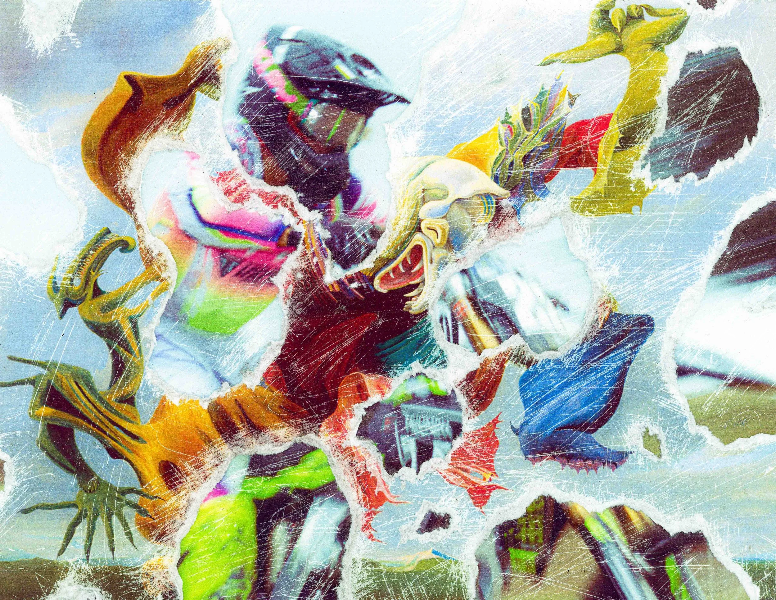 Layering Collage Study