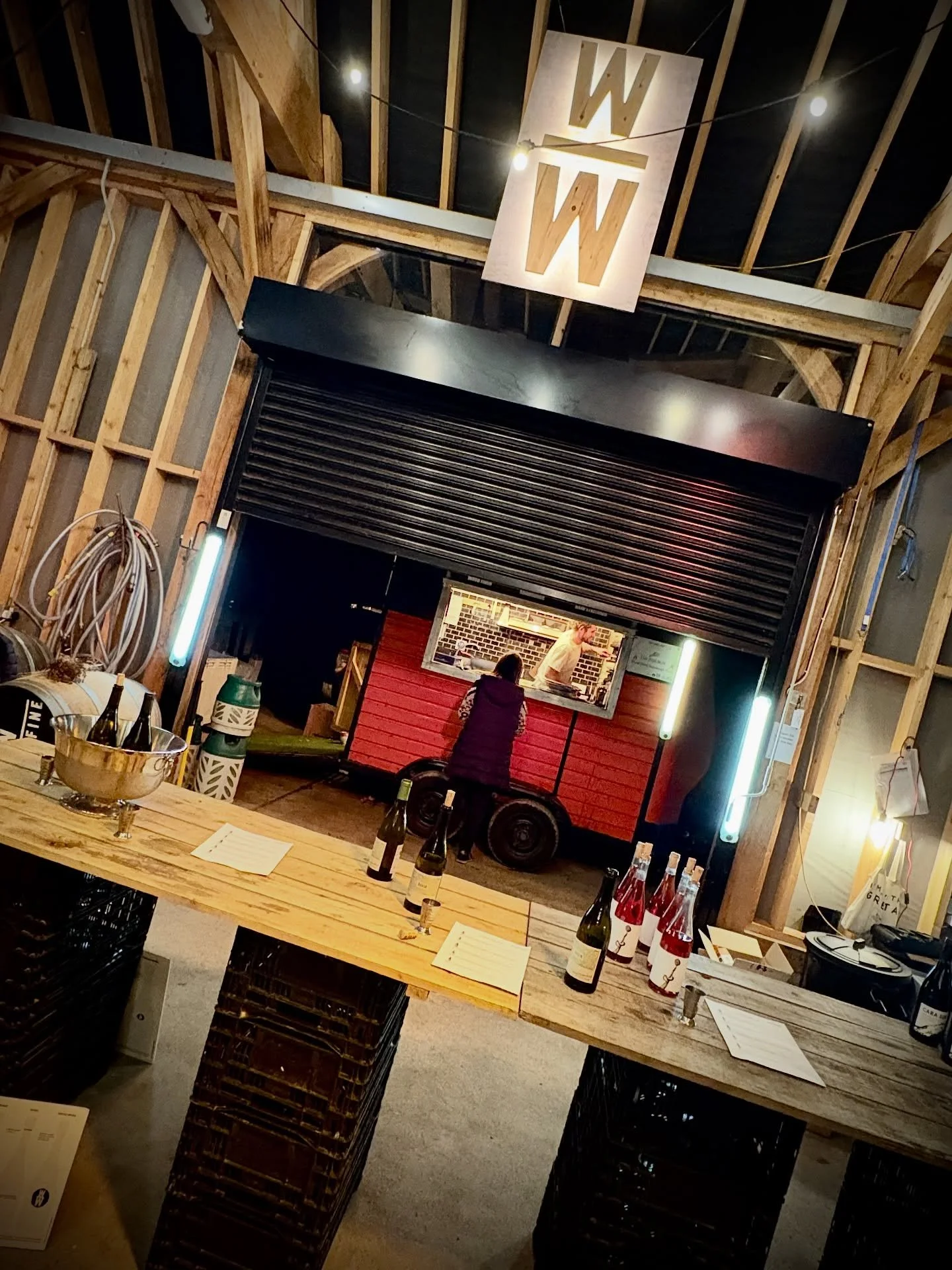 Natty wine and pizza.

Full house for natural wines and pizza last night.

Seer Green, Corsica, Slovenia and Argentina all on the wine list. Sparkling, ros&eacute;, white, orange and red. Pinot Noir, Chardonnay, Vermentino, Zelen, and Bonarda grapes 