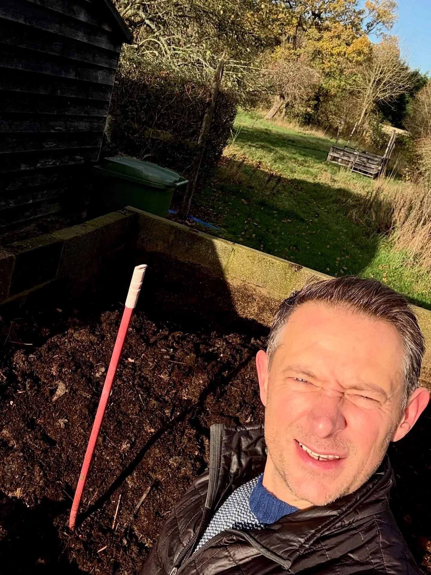 Turning.

The compost is nearly ready to head out to the vineyard, orchard and veg beds. Turning it one last time, on a crisp winters day, warms the body and soul.

Grapes, apples, chicken manure, prunings, and all food waste goes through the 15T, 5-