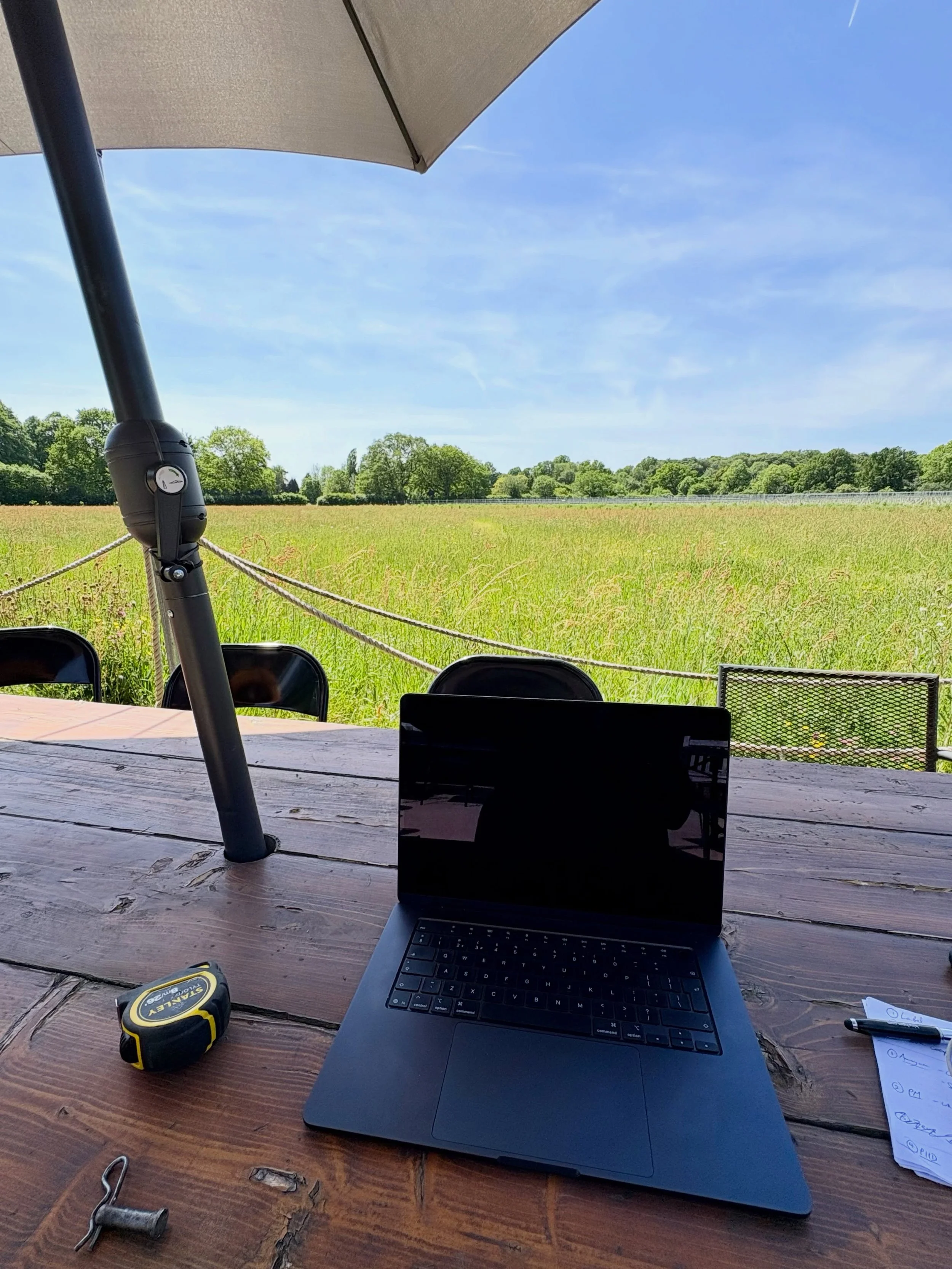 The Office.

Today an office&hellip;tomorrow tour, tasting and pizza night for 70 souls yearning for food, wine and nature. 

Better do some work.

#naturalwine #organicvineyard #chilterns #tourandtasting #beaconsfield